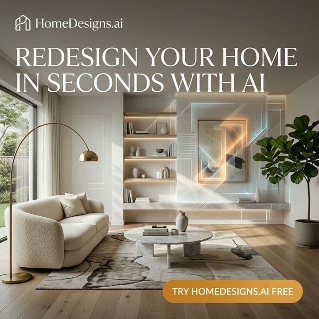 HomeDesigns.ai - Redesign your home in seconds with AI