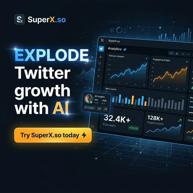 SuperX.so - Explode your Twitter growth with AI